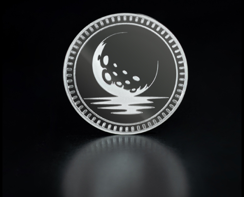 پشت سکه نقره ۱۰۰ گرمی زرین شمش بدون بسته‌بندی