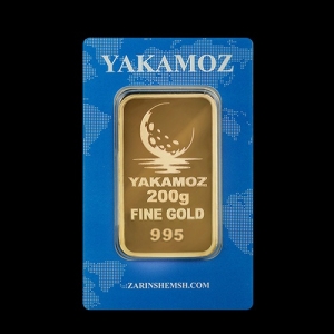 شمش طلای 200 گرم