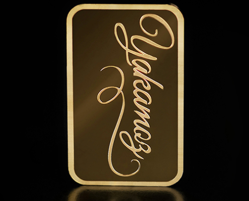 پشت شمش طلا ۵۰ گرمی زرین شمش بدون بسته‌بندی