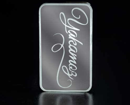 پشت شمش نقره ۱۰۰ گرمی زرین شمش بدون بسته‌بندی