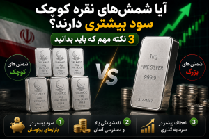 آیا شمش‌های نقره کوچک سود بیشتری دارند؟ 3نکته مهم که باید بدانید