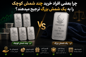 چرا بعضی افراد خرید چند شمش کوچک را به یک شمش بزرگ ترجیح میدهند؟