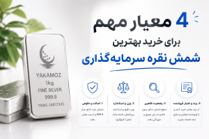 4 معیار مهم برای خرید بهترین شمش نقره سرمایه‌گذاری