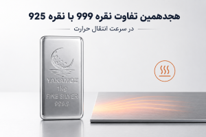 تفاوت نقره 999 و 925 3 هجدهمین تفاوت نقره 999 با نقره 925 در سرعت انتقال حرارت