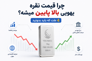 مجله خبری 9 چرا قیمت نقره یهویی بالا پایین میشه؟ 4 علت