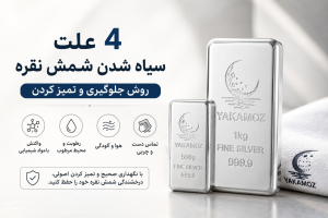 مجله خبری 16 4علت سیاه شدن شمش نقره روش جلوگیری و تمیز کردن