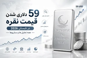 صفحه اصلی 82 59 دلاری شدن قیمت نقره در تابستان 2026 همه تحلیل ها و سناریوها