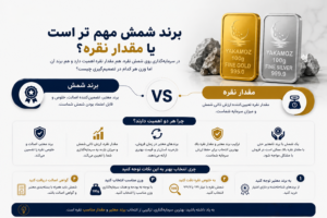فروش شمش نقره؛ 4 نکته مهم قبل از بازخرید و فروش مجدد 1 برند شمش مهم تر است یا مقدار نقره؟