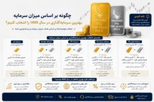 چگونه بر اساس میزان سرمایه بهترین سرمایه گذاری در سال 1405 را انتخاب کنیم؟