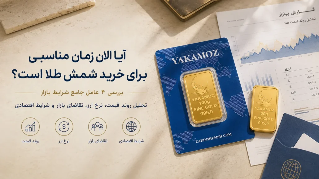 آیا الان زمان مناسبی برای خرید شمش طلا است؟ بررسی ۴ عامل جامع شرایط بازار